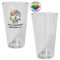 16 Oz. Clear Acrylic Pint Mixing Glass (Screen Printed)
